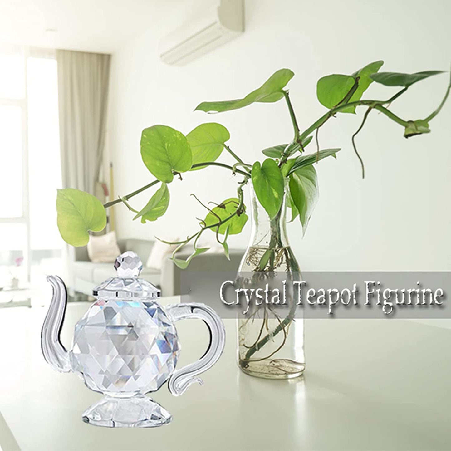 H&D HYALINE & DORA Teapot Figurine Chinese Collection Ornament Home Office Decor