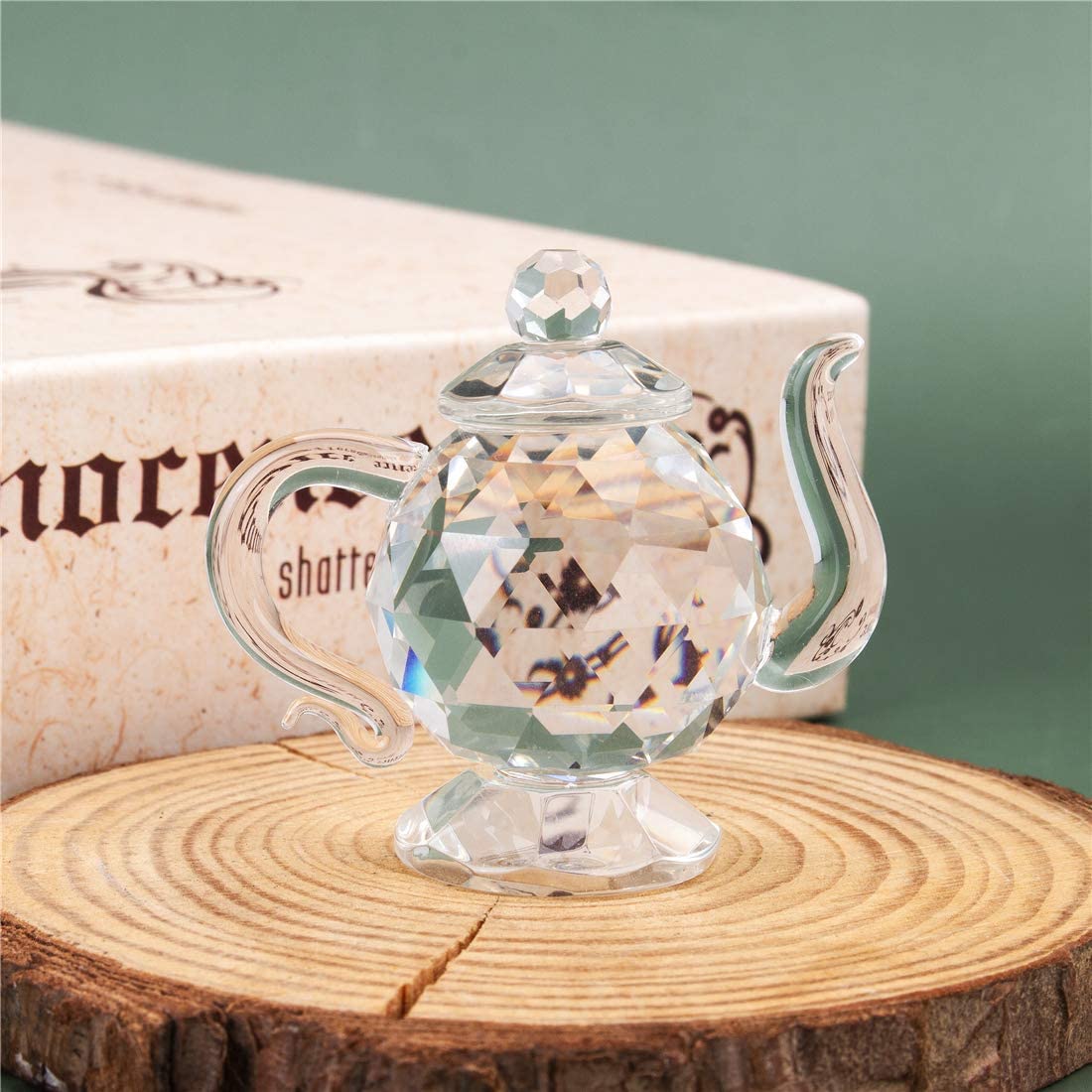 H&D HYALINE & DORA Teapot Figurine Chinese Collection Ornament Home Office Decor