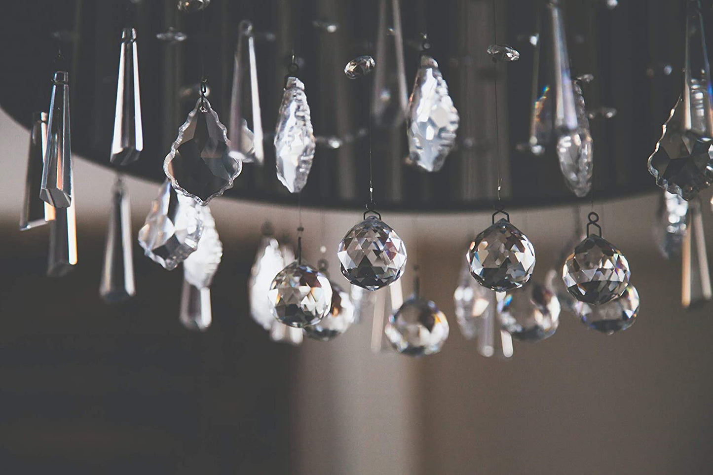 H&D HYALINE & DORA 15pcs Crystal Chandelier Lamp Lighting Drops Pendants Balls Prisms