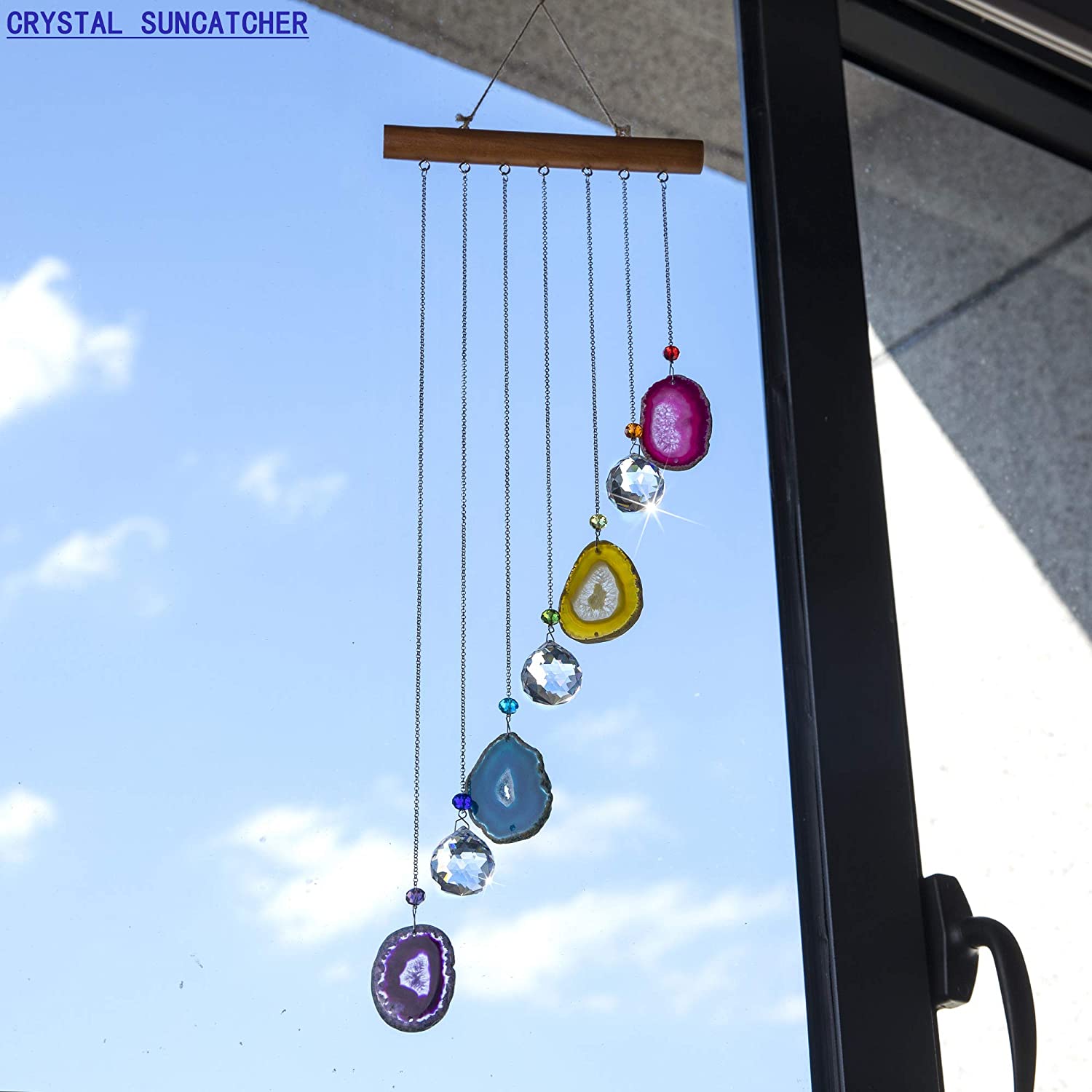 Handmade Chakra Suncatcher Window Hanging Crystal Drop Prism Ornaments –  hdcrystals