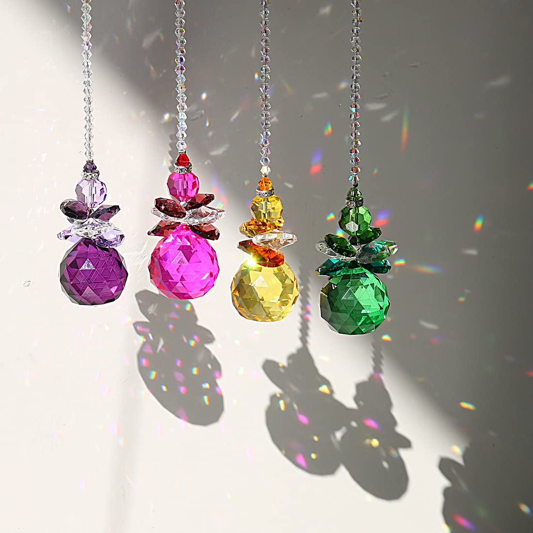 H&D HYALINE & DORA Hanging Crystal Angel Suncatcher Rainbow Maker Guardian Angel Ornament