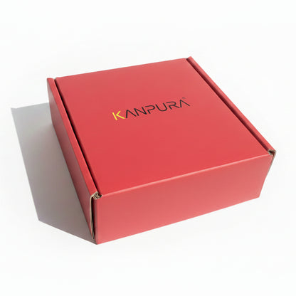 KANPURA Drinking glasses, 250ml Heavy Base Crystal Whiskey Tumblers, Thick Embossed Bottom Clear Glass Cups for Bourbon Scotch Cocktail Water Juice