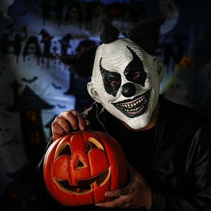 YU FENG Scary Clown Mask for Adults Full Face Latex Horror Costume