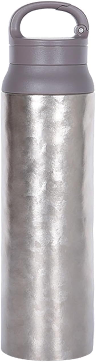 suncatcher Sports Water Bottle, 800ml/27oz Titanium Water Bottle Vacuum Insulated Double Wall Wide Mouth Flask with Lid & Handle Climbing Running Outdoor
