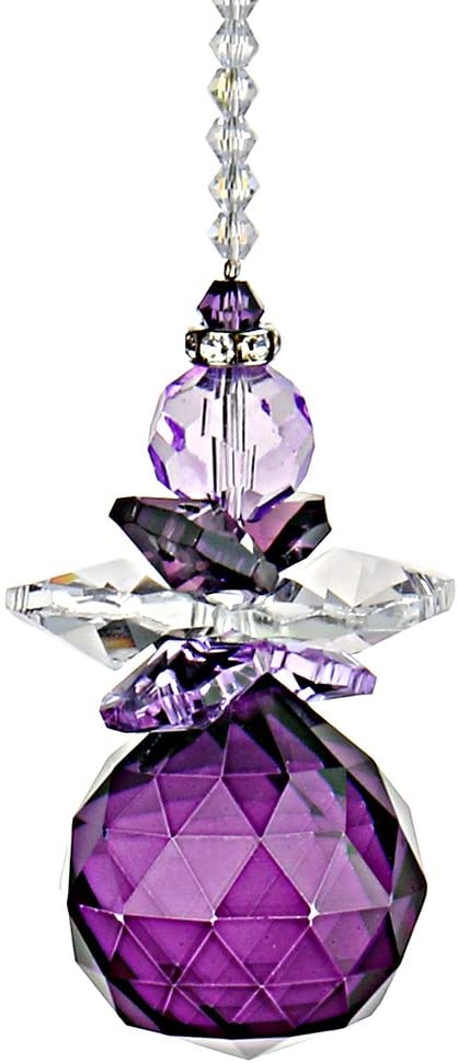 H&D HYALINE & DORA Hanging Crystal Angel Suncatcher Rainbow Maker Guardian Angel Ornament