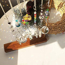 Load image into Gallery viewer, Set 7 Crystal Rainbow Suncatcher Glass Bead Chain Fengshui Hanging Pendant for Window Garden Party
