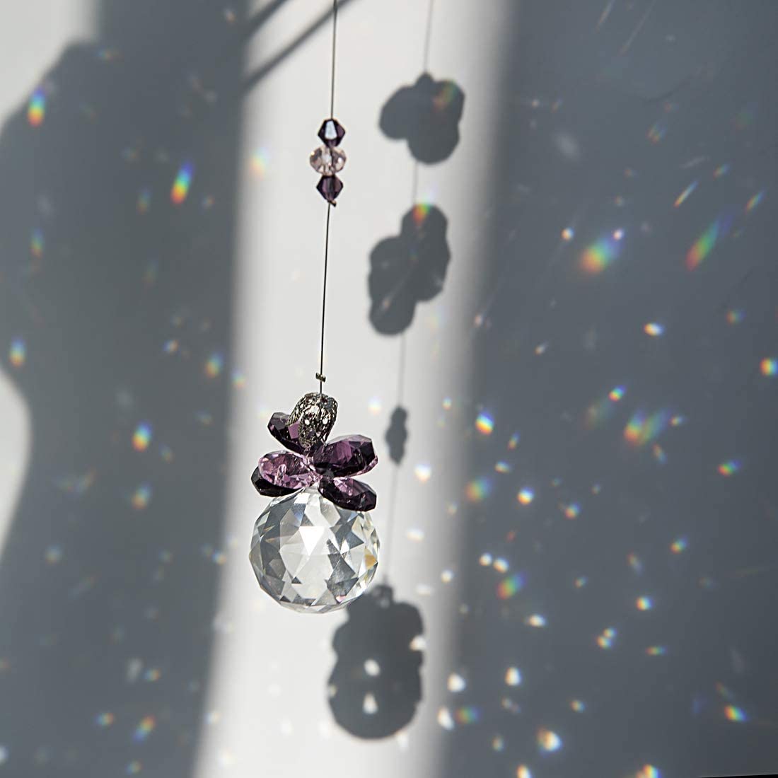 30 mm Crystal Hanging Suncatcher Ball Prism Home Wedding Decoration Hand Crafts