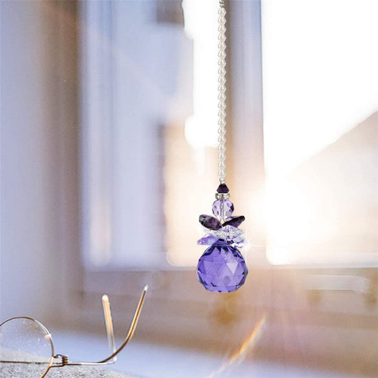H&D HYALINE & DORA Hanging Crystal Angel Suncatcher Rainbow Maker Guardian Angel Ornament