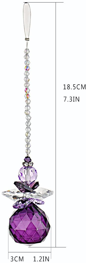 H&D HYALINE & DORA Hanging Crystal Angel Suncatcher Rainbow Maker Guardian Angel Ornament