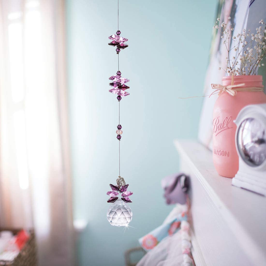 30 mm Crystal Hanging Suncatcher Ball Prism Home Wedding Decoration Hand Crafts