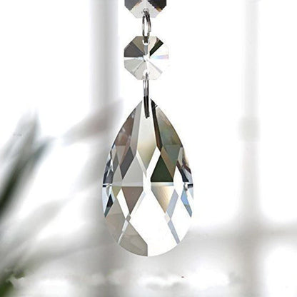 H&D HYALINE & DORA 20pcs Pendants Teardrop Chandelier Crystal Pendants Glass Pendants Beads