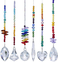 Load image into Gallery viewer, Crystals Glass Pendants Chandelier Suncatchers Prisms Hanging Ornament
