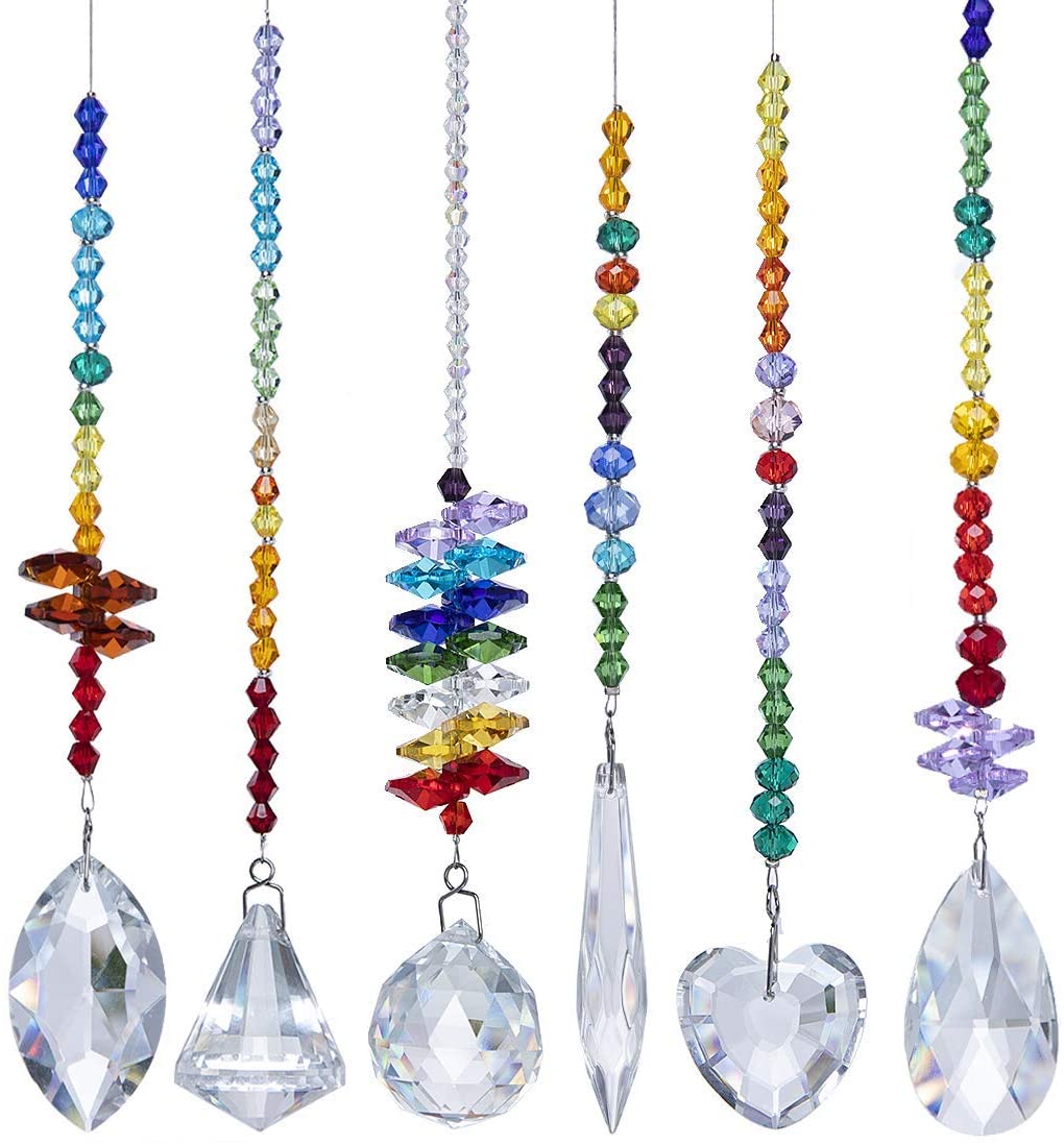 Crystals Glass Pendants Chandelier Suncatchers Prisms Hanging Ornament