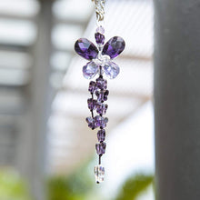 Load image into Gallery viewer, H&amp;D Car Charms Rear View Mirror Accessorie Crystal Hanging Prisms (Purple)
