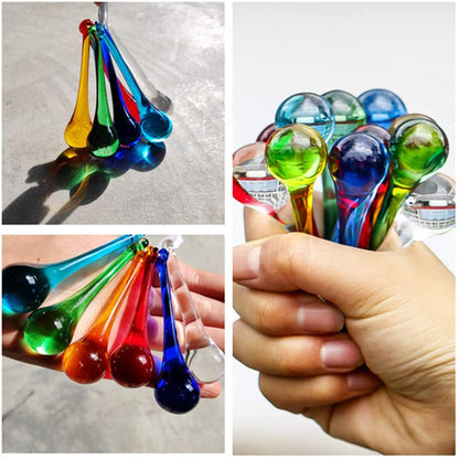 H&D HYALINE & DORA 3.15in Multi-Color Chandelier Crystal Waterdrop Prism Window Decor DIY Part