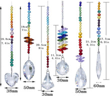 Load image into Gallery viewer, Crystals Glass Pendants Chandelier Suncatchers Prisms Hanging Ornament
