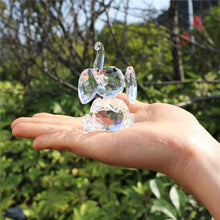 Load image into Gallery viewer, H&amp;D Crystal Elephant Figurine Collection Cut Glass Statue Animal Collectible
