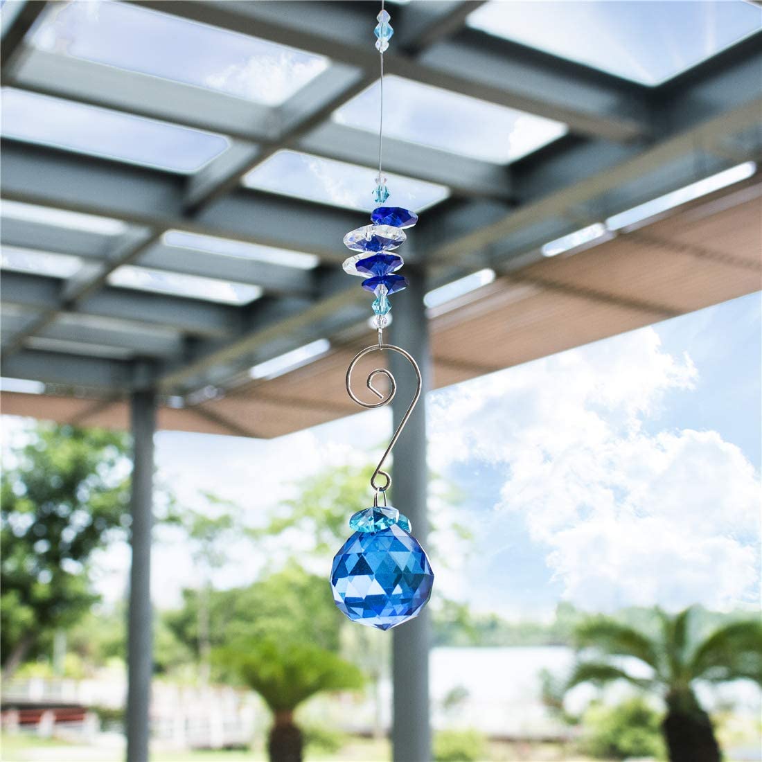 30mm Crystal Ball Chandelier Prism Ornaments Hanging Suncatcher