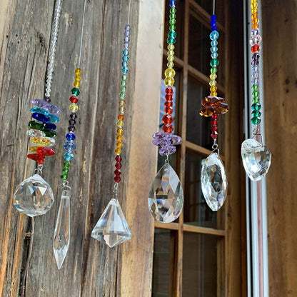 H&D HYALINE & DORA Crystals Glass Pendants Chandelier Suncatchers Prisms Hanging Ornament