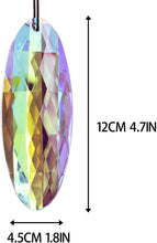 Load image into Gallery viewer, 120mm Crystal Drop Hanging Prism Pendant  Suncatcher
