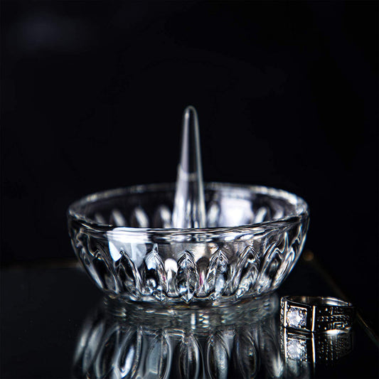 H&D HYALINE & DORA Crystal Ring Holder Dish