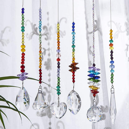 H&D HYALINE & DORA Crystals Glass Pendants Chandelier Suncatchers Prisms Hanging Ornament