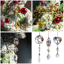 Load image into Gallery viewer, Handmade Chakra Suncatcher Window Hanging Crystal Drop Prism Ornaments,Pack 3pcs
