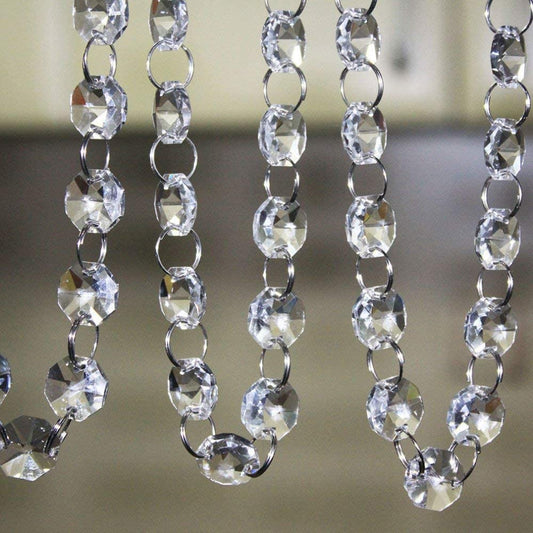 H&D HYALINE & DORA Crystal Garland for Weddings - Christmas Tree Decoration Crystal Ornament