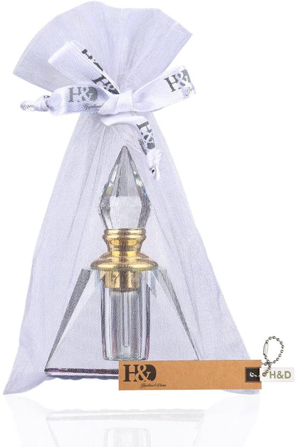 H&D HYALINE & DORA Vintage Egyptian Crystal Perfume bottle