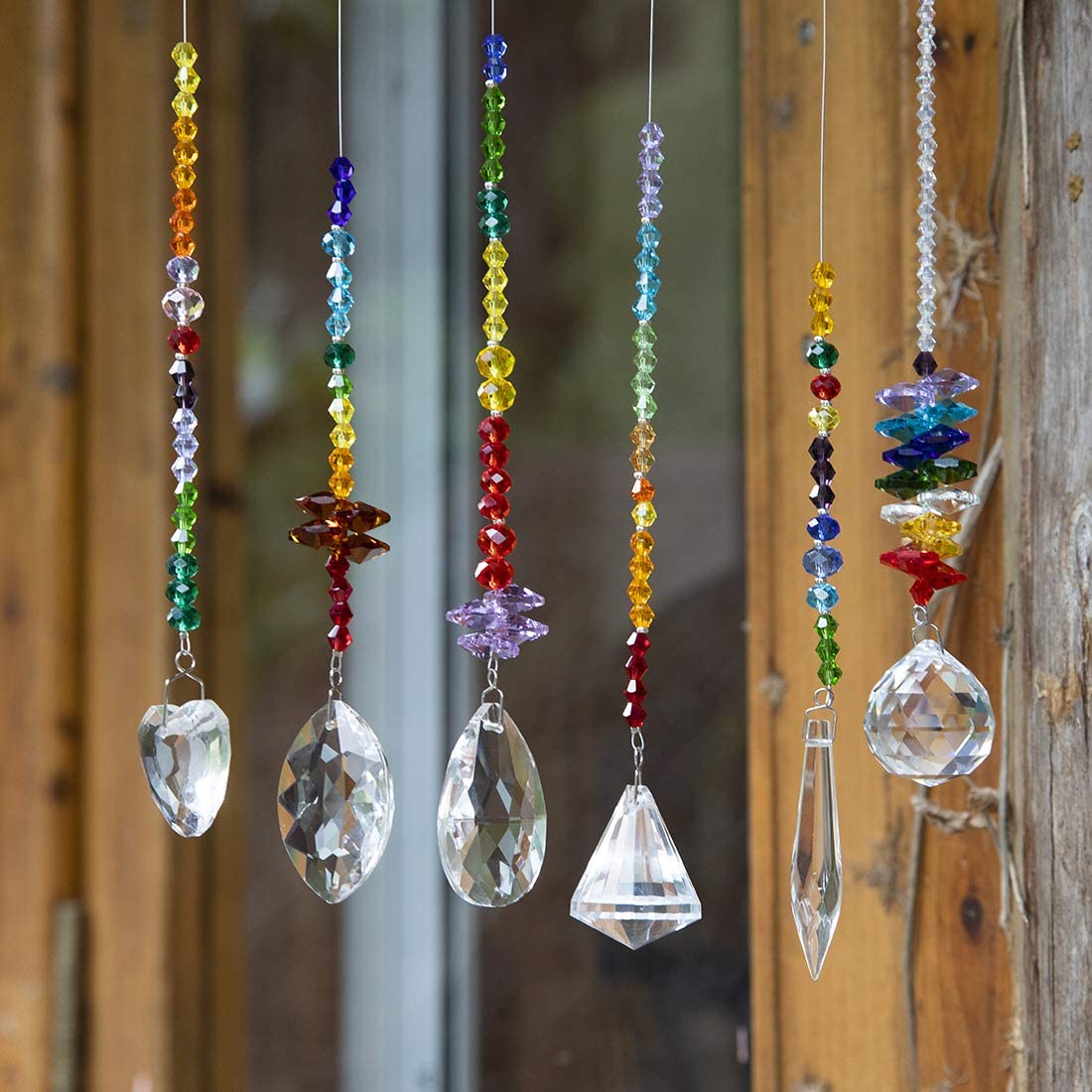 H&D HYALINE & DORA Crystals Glass Pendants Chandelier Suncatchers Prisms Hanging Ornament