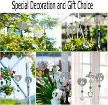 Load image into Gallery viewer, Tree of Life Sun Catcher Hanging Ornament Handmade Rainbow Crystal Prisms Drops Decor
