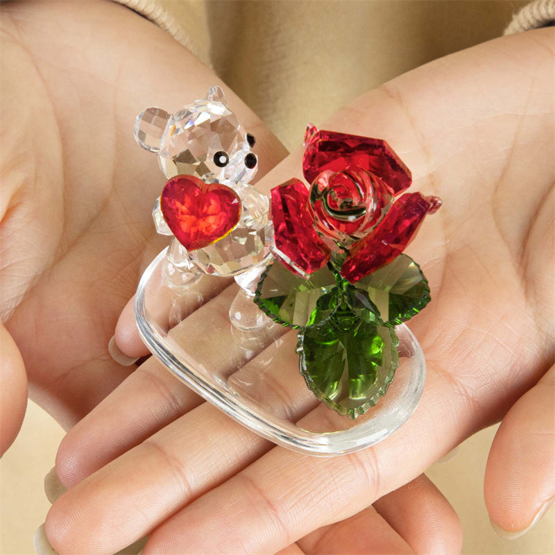 Crystal Picture Box - Flower