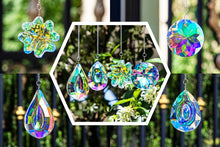 Load image into Gallery viewer, 4pcs Crystal Suncatchers Hanging Sun Catchers Rainbow Maker
