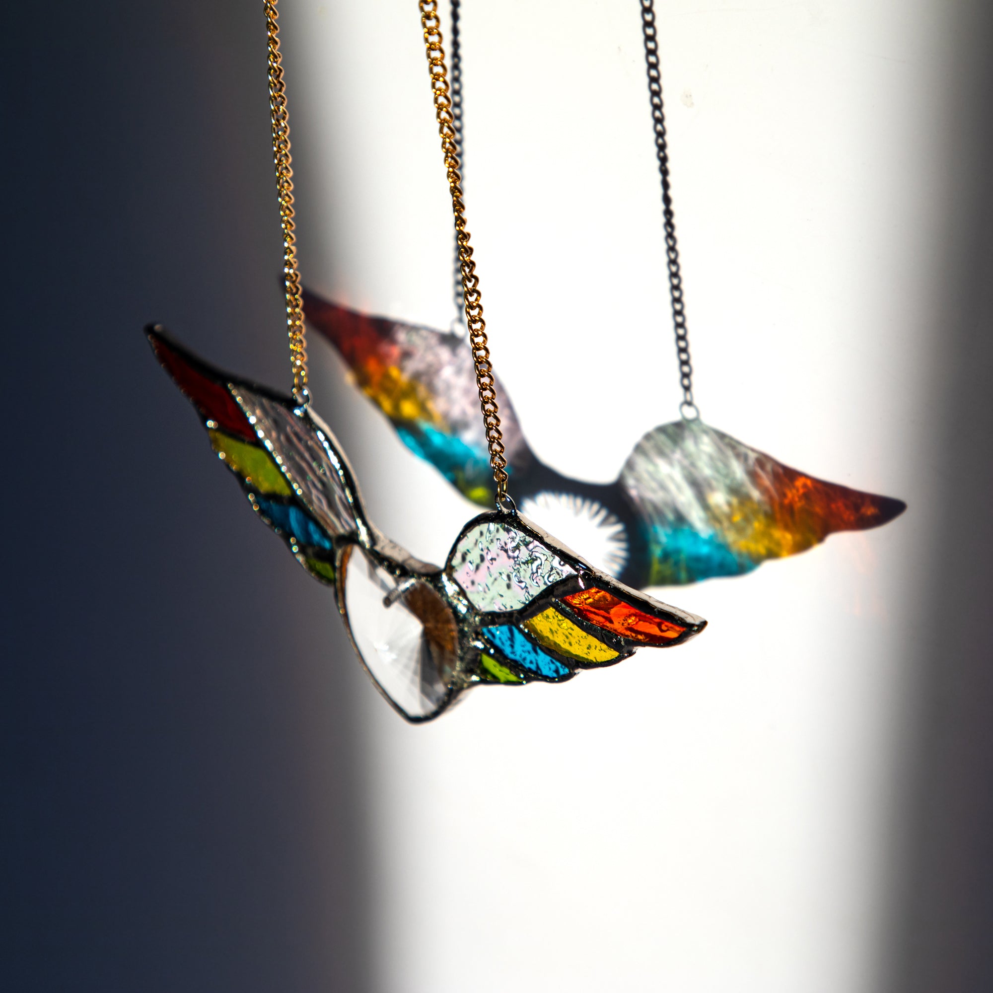  Liuh, Angel Stained Glass Rainbow Suncatcher Angel