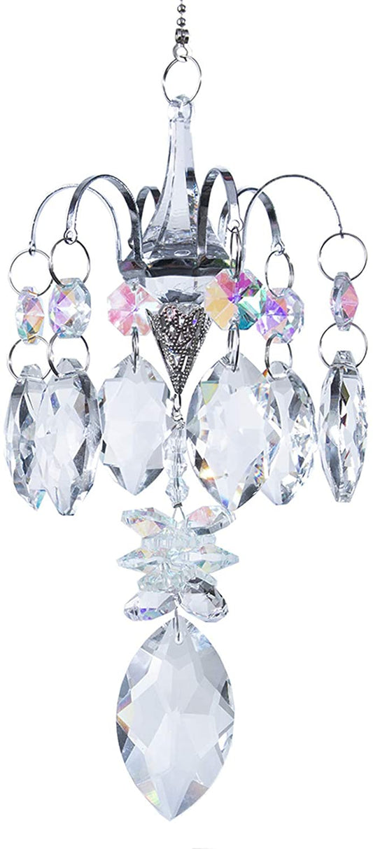 H&D HYALINE & DORA Crystals Prism Suncatcher Hanging Ornament for Home,Garden Decoration- Horse Eye